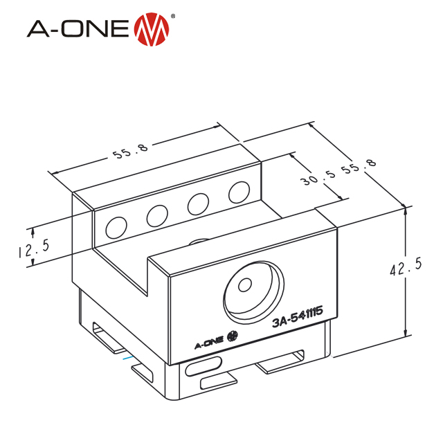 Uniholder 3A-540115 ( Support d'acier 3A-530115 )