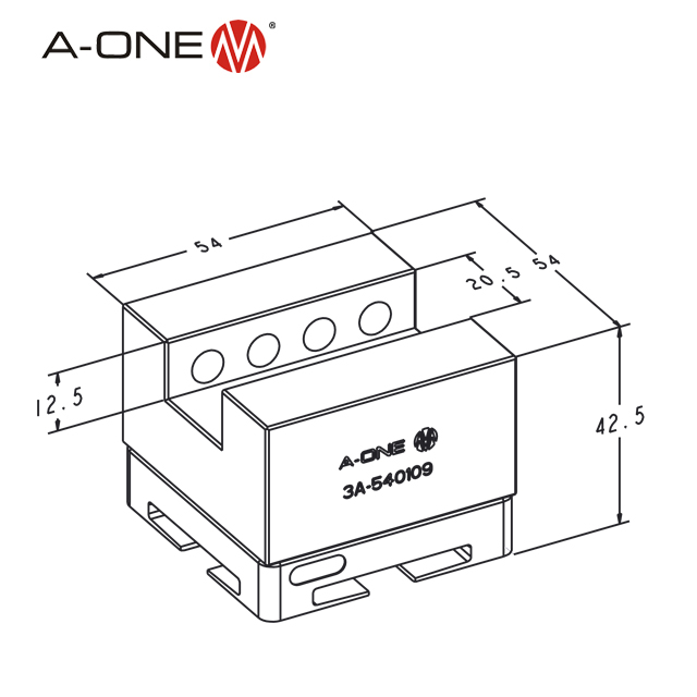 Uniholder 3A-540109 ( Support d'acier 3A-530109 )